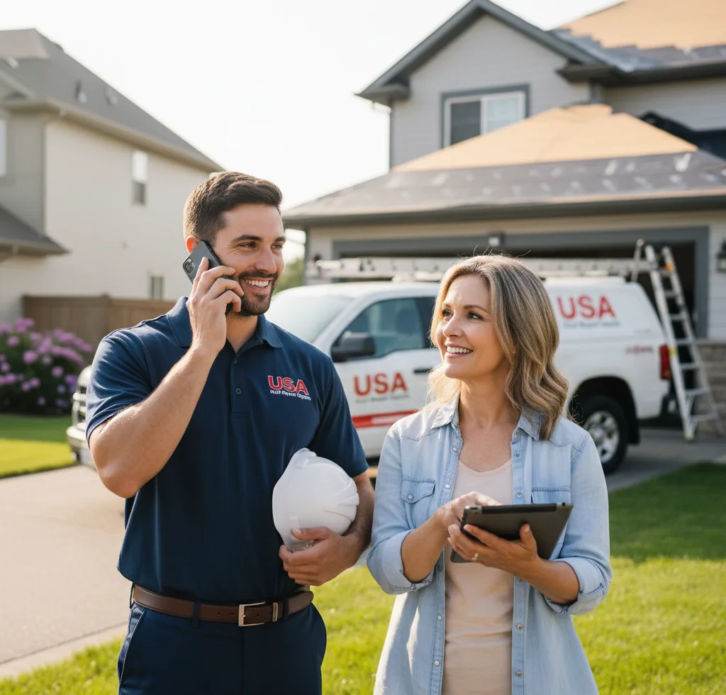 USA Roof Repair Experts customer support in Tahoka